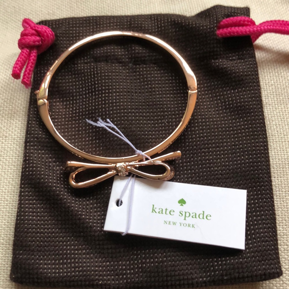 Kate Spade rose gold “Love Notes” bracelet